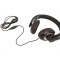 Căști cu Microfon Negru Jack 3,5mm 1,8m