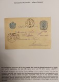 Romania 1896 - Carte postala circulata PIUA PETRI-BRAILA