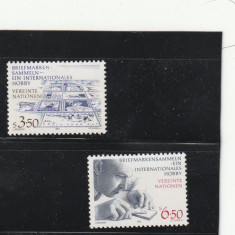 Natiunile Unite Vienna 1986-Colectionare timbre,dantelate,MNH,Mi.60-61