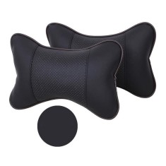 Set 2 buc. perne tetiere auto, pentru sustinere gat din piele ecologica,