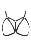 Ham Catifea, Zamo&reg;, Harajuku, 0396, Textile Body Harness, pentru Femei, din Snur Textil Negru, Marime Universala
