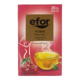 Ceai Cozi de Cirese Efor 20 Pliculete Ambalate Individual 40g MGR28518