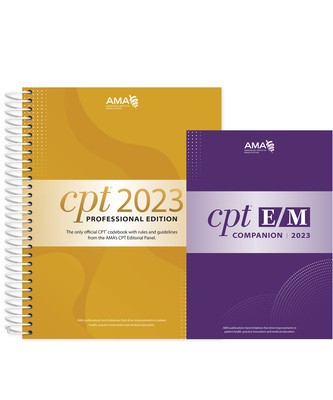 CPT Professional 2023 and E/M Companion 2023 Bundle foto