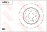 Disc frana HYUNDAI i30 (GD) (2011 - 2016) TRW DF7928