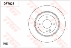Disc frana HYUNDAI i20 Cupe (2015 - 2016) TRW DF7928