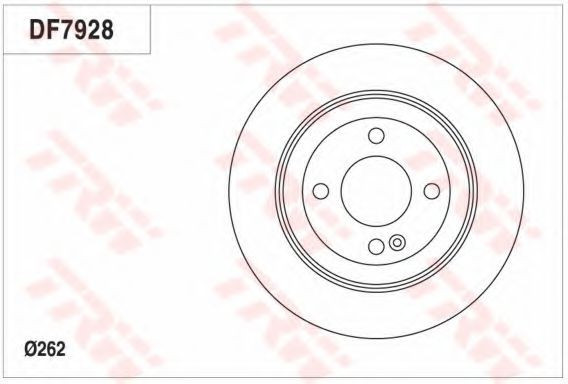 Disc frana KIA RIO III limuzina (UB) (2010 - 2016) TRW DF7928