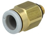 Racord Push-In Filetat M5 Alamă 1-10 Bar