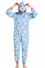 PJM163-4 Pijama intreaga kigurumi, model unicorn foto