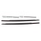 Set 2 buc. ornament prag BMW Seria 5 (G30/G31), 05.2017-08.2020, partea stanga, type M-Performance; negru mat; plastic; TUNING,