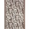 Traversa Festonata Surfilata, Model Print 1304, Tesatura Plata, Latime 2m, Marime 200 x 300 cm, Crem, Maro, Antialergic, Polipropilena, Living, Dormit