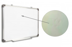Tabla magnetica 60x90 cm, rama aluminiu, suprafata alba lacuita, tavita culisanta, resigilata foto