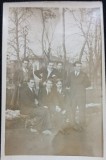 Fotografie tip Carte Postala, Grup de studenti, 1933