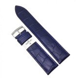 Curea Ceas Piele Naturala Morellato XL Albastra: 14, 16, 18, 20, 22, 24mm. Colectia Bolle, Catarama Argintie