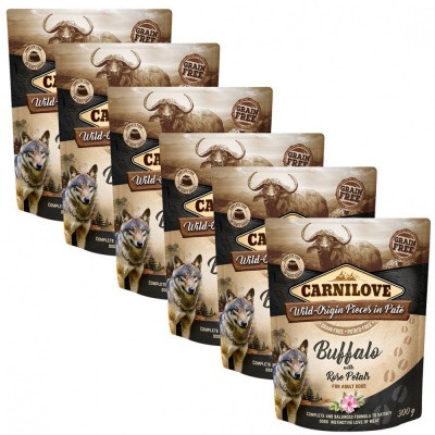 Carnilove Bizon cu Petale de trandafir 6 x 300 g foto