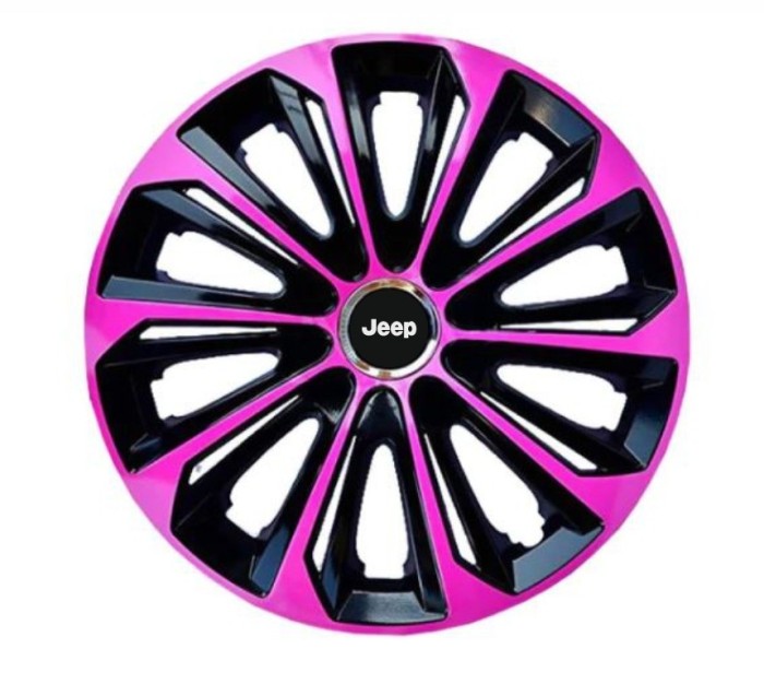 Set 4 capace roti Extra Strong Pink R15 pentru gama auto Jeep