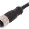 Conector M12 mufă mamă 4 pini BULGIN PXPPVC12FBF04DCL010PVC D-Ethernet 4A 250V