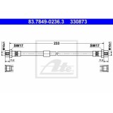 Furtun frana Ate 83784902363, parte montare : Punte spate