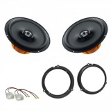Pachet Boxe Auto Hertz DCX 165.3, Ford Focus Mk3, Spate, 16.5cm, 120W, Coaxiale, Inele Adaptoare &amp; Conectori Inclusi