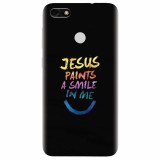 Husa silicon pentru Huawei P9 Lite mini, Jesus Paints A Smile In Me