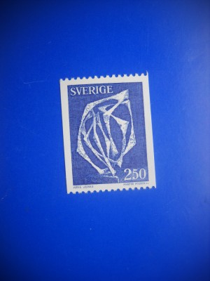 HOPCT TIMBRE SUEDIA MNH 1045 SCULPTURA SPATIU -1 VALORI 1978-NESTAMPILAT foto