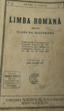 LIMBA ROMANA PENTRU CLASA A IIA SECUNDARA PETRE HANES 1929
