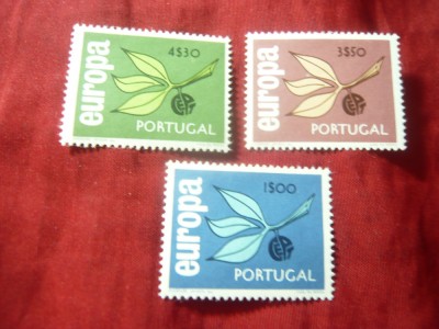 Serie Portugalia 1965 Europa CEPT , 3 valori foto