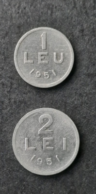 Lot 1 si 2 Lei 1951, Romania (lot 2) - B 4354 foto