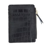 Portofel negru cu model animal print