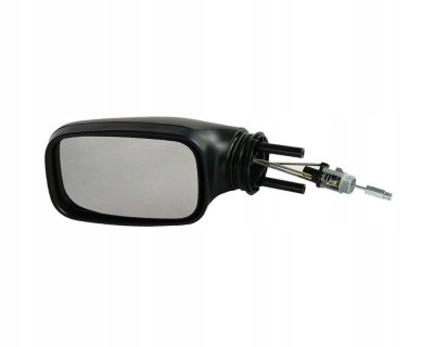Oglinda exterioara Rover Mg 200 (Rf), 11.1995-03.2000, partea Stanga, culoare sticla crom, sticla convexa, cu carcasa neagra, ajustare manuala, CRB 1 foto