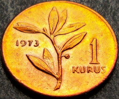 Moneda 1 KURUS - TURCIA, anul 1973 *cod 1587 = UNC foto