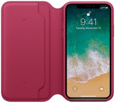 Husa Apple Leather Case IPhone X XS foto