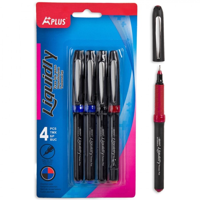 Set Carioci Liquidly, 4 Buc, Multicolor, Cerneală Lichidă
