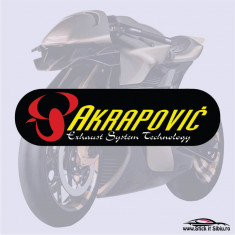 AKRAPOVIC-MODEL 2-STICKERE MOTO - 20 cm. x 5.56 cm.