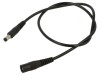 Cablu Alimentare DC 5,5/2,1 la 5,5/1,7 Negru 1x0,5mm2