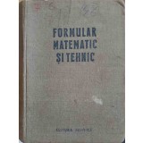 FORMULAR MATEMATIC SI TEHNIC-NECUNOSCUT-319669