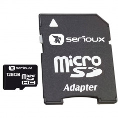 Card de memorie Serioux SFTF128AC10, MicroSDHC, 128GB, Class 10, Adaptor