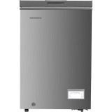 Lada frigorifica Heinner HCF-HM100CSE++, 98 L, Display rezistent la apa, Control electronic, Rezistenta la frig, Clasa E, Argintiu