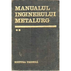 MANUALUL INGINERULUI METALURG - VOL.II