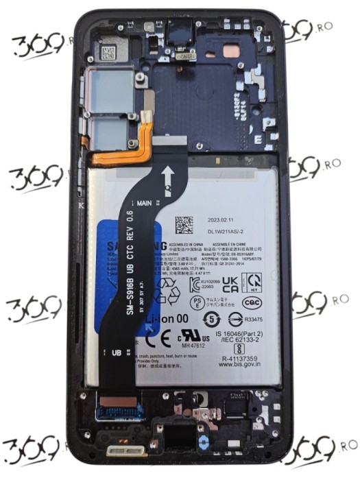Display Samsung SM-S916 S23+ / S23 PLUS (5G) BLACK SWAP
