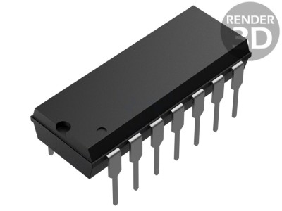 Microcontroler PIC 8-bit 28kB, THT foto