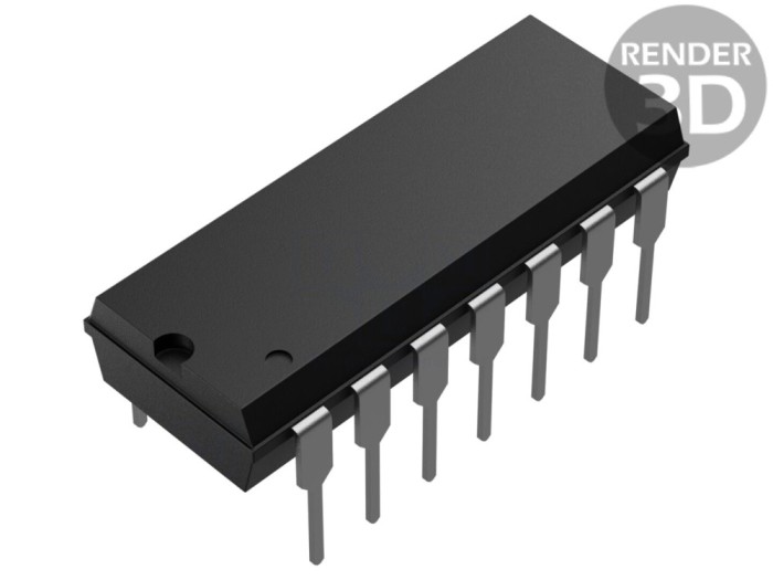 Microcontroler PIC 8-bit 28kB, THT