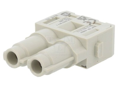 Conector HARTING HDC mamă 2 pini 70A 1000V Han-Modular&amp;reg; foto