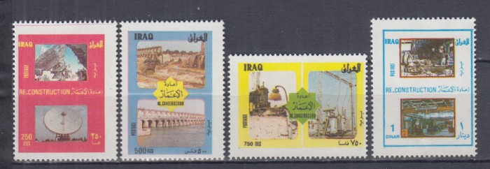 IRAK IRAQ 1993 RECONSTRUCTIE SERIE MNH