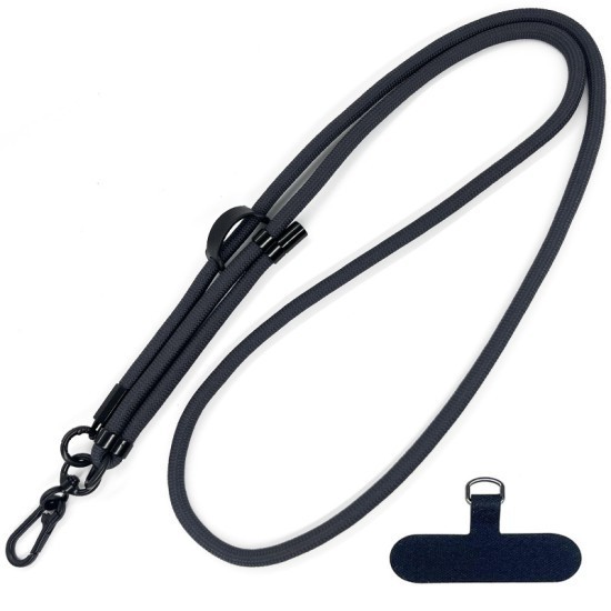 Snur pentru Telefon - Techsuit Rope Crossbody Strap (RCS1-07) - Charcoal Gray
