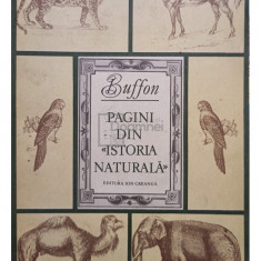 Buffon - Pagini din istoria naturala (editia 1981)