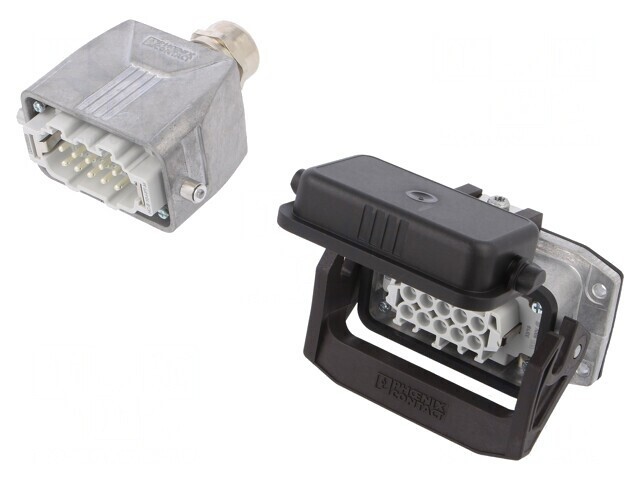 Conector HDC Tată-Mamă 500V 16A 10 PIN 10 PE
