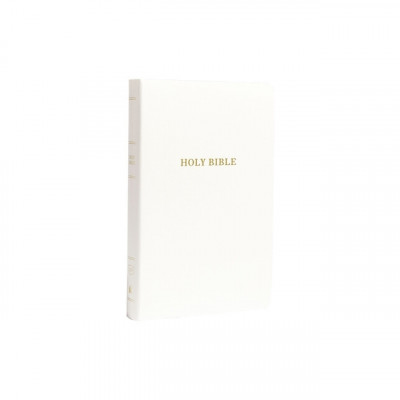 KJV, Gift and Award Bible, Imitation Leather, White, Red Letter Edition foto