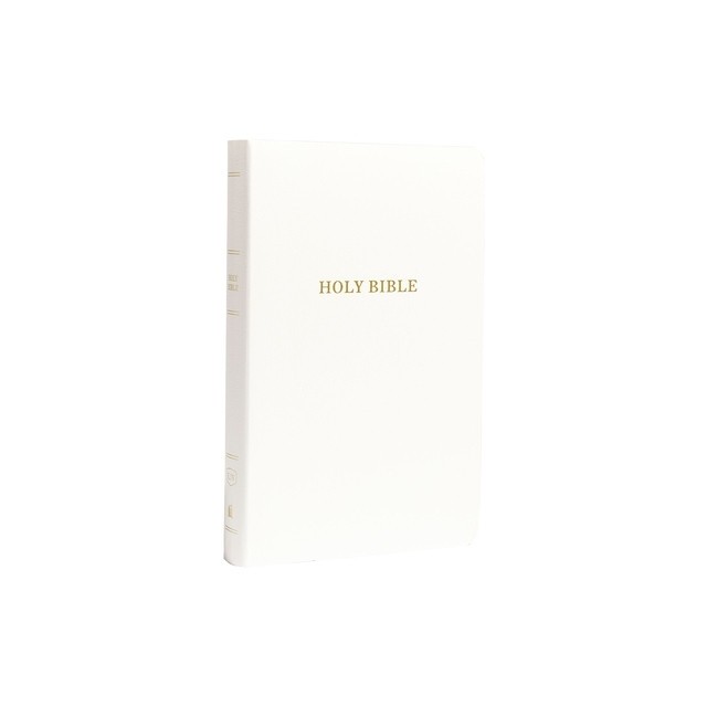 KJV, Gift and Award Bible, Imitation Leather, White, Red Letter Edition