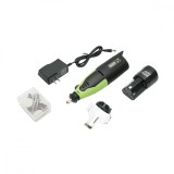 Dispozitiv pentru ascutit lantul de drujba, Autospeed, electric, portabil, cu accesorii, 12 V, 55 W, 20000 rpm