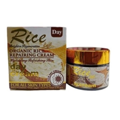 Crema hidratanta de zi, Wokali, Organic Rice Day Cream, Toate tipurile de ten, 55 g foto